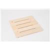 Mottiwood Pedana Doccia Legno, Tappeto Antiscivolo Doccia per Interni ed Esterni, Tappeto di Abete Quadrato a Doghe, Super Resistente, Made in Italy