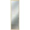 Lupia Specchio da parete moderno 34x114 cm Mirror OPTICAL Naturale, con cornice in legno naturale sottile, design lungo, specchiera per camera da letto, soggiorno, ingresso, verticale