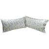 Dalila Casa Coppie Federe Bottoni Vari Disegni 100% Cotone Made in Italy (Tulipani Stilizzati Azzurri, Mis. 52x82 cm)