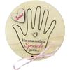 Stampitaly Manina in Legno Madrina e Padrino Battesimo - Vuoi Essere la Mia Madrina, Made in Italy - Idea Regalo per Gravidanze, Proposta e Cresime - Chiedere di Fare da Madrina e Padrino (Madrina)