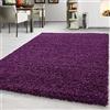 Teppium Moderno Tappeto Salotto 120 x 170 cm Viola-1 - Shaggy Tappeto per scendiletto Camera da Letto, Cucina y Soggiorno - Tappeto Morbido y Fluffy, Monocromatico, facile manutenzione