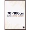 Dutch Frame Factory - Cornice 70x100 cm - Marrone - Cornice per foto in Plastica con vetro plastico Antiriflesso - Cornice portafoto 70x100 cm - Angers