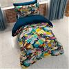 PETTI Artigiani Italiani - Set Copripiumino Matrimoniale 240x220 cm (2 Federe 80x50 cm Incluse), Copripiumino in Microfibra per la Cameretta Bambino e Bambina, in Stampa Digitale