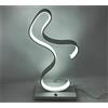 Gloriashoponline LUME DA COMODINO LAMPADA LED 10 W LUCE BIANCA LUMETTO STILE MODERNO D03-F