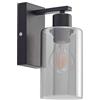 Lindby Applique dimmerabile (Moderno) colore Nero, in Metallo ad es. Soggiorno & Sala da pranzo applique