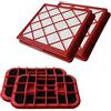 PakTrade Set di Filtri 2X Filtro HEPA + 2X Filtro a Carbone per Aspirapolvere Compatibile con Lux 1, Lux1, Classic, Royal, D 820, D820, Staubcontainer