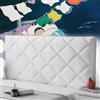 mlhk Copri Testata Letto Singolo 100 Cm Copertura per Testiera Letto Matrimoniale Cuscini Testata Letto Una Piazza E Mezza Soft Lavabile per Decorazione Camera,white-100cm