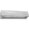 SOLLUX lighting SOLLUX Lampada in cemento Lampada a LED dal design unico Lampada da parete a soppalco industriale moderna VEGA Rettangolo 50 cm