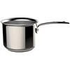 Lagostina Accademia Lagofusion Bollilatte, Acciaio Inox con manco rivettato, Argento, 14 cm