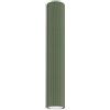 SOLLUX lighting Lampada Da Soffitto Faretto Da Soffitto In Alluminio 1 Paralume 6,5 x 6,5 x 40 cm Karbon Verde Oliva