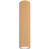 SOLLUX lighting Lampada Da Soffitto Faretto Da Soffitto In Alluminio 1 Paralume 6,5 x 6,5 x 30 cm Karbon Oro