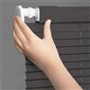 Generico Veneziana in Alluminio Per Finestre, senza foratura, protezione da luce e sole Veneziane, Lamella da 25mm Alluminio Persiane, Orizzontali Tende per Casa Ufficio Bagno(Nero)