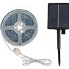 LEDKIA LIGHTING Bobina 5m Striscia LED per Esterno Solare 3.7V DC 30LED/m IP65 Larga 8mm Taglio 3cm 4000K Bianco Naturale