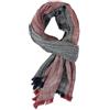 LRDPSS Autunno Inverno Uomo Sciarpa Cotone Lino Sciarpe A Righe Uomo Caldo Pashmina Fazzoletto da Collo Moda Maschile Scialli