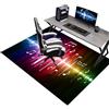 KQIEJUY Tappeto Sedia Gaming 140 x 150 cm, Tappeto Sedia Ufficio, Tappeto Salvapavimento Antiscivolo, Tappeto per Sedia con Ruote, Tappetino per Sedia da Scrivania, Tappetino Protettivo per Pavimenti Duri