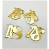 Generico Segnaposto Personalizzato in plexiglas con calamita - Ideale per festa 18 anni,compleanno, matrimonio, battesimo, etc. Oro, Cromo, Oro Rosa.Possibile richiedere altri numeri. Confezione 10 pezzi.