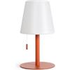 LEDKIA LIGHTING Lampada da Tavolo LED 2,6W Portatile per Esterno in Alluminio con Batteria Ricaricabile Epinay Terracotta per Sale, Soggiorno, Cucina, Camera