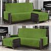 BANZAII TEXTILE INNOVATOR ONLINE Banzaii Copridivano con Penisola Trapuntato Tinta Unita Antimacchia Imbottito 2 Posti Verde