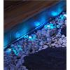 Kovalmax® Faretto segnapassi calpestabile 12 v 1 w led luce blu esterno giardino ip68 es41
