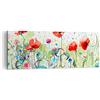 ARTTOR Quadro su Tela Fiori Prato foglia natura Stampe da Parete 140x50cm Quadri Moderni Soggiorno Camera da Letto Cucina 1 pezzo Grandi XXL Decorazione Murale Wall Art Canvas Grafica Immagini AB140x50-3076