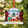 lorajewel Palline di Natale Personalizzate Ciondolo di Natale Personalizzato con 2/3/4/5/6/7/8 Nomi di Famiglia Decorazioni Natale 2024 2025 Decorazione per Albero di Natale Appeso (C, 4 Name)