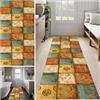 Dzaebji Tappeto Passatoia Cucina Antiscivolo 100 x 500 cm Tappeto per Corridoio Lungo Tappeto Ingresso Casa Moderno Tappeto Passatoia Lavabile Tappeto Runner per Corridoio per Corridoio Cucina Lavanderie