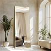 NIMURY Specchio da Terra, 179 x 65 cm Specchio Rettangolare con Cornice in Alluminio Oro per Bagno, Camera da Letto, Ingresso e Corridoio