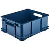 keeeper Contenitore con Maniglie, Euro-Box L, Procyclen, 20,5 l, Bruno Eco Line, Eco-Blu