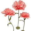 Generic Decorazioni Floreali Giganti,Fiori Decorativi Serigrafati con Base per Feste di Compleanno Giardini Uffici Case Matrimoni Lauree Feste Vetrine di Negozi(Pinks)