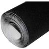 DecoMeister Pellicola Adesiva per Mobili Effetto Velluto 45x500 cm - Pellicola Decorativa Coprente per Restyling e Fai da Te - Carta Adesiva per Rivestimento Mobili e Interni - Nero