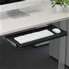 Unikicool Porta Tastiera Estraibile,Vassoio per Tastiera sotto La Scrivania,Porta Tastiera,Supporto Porta Tastiera Estraibile con Ripiano,Cassettie Alloggiamenti per Tastiera,per Digitazione