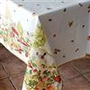 Manifattura Tessile Tovaglia Disegni Acquarello Puro Cotone Stampa Fantasia Italiana - Funghi, 2x Tovagliette