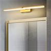 SXYSXYSXY LED Moderno Luce a specchio 60 CM Lampada da bagno 12W Bianco neutro 4000K d'oro Lampada a specchio Impermeabile Luce per il trucco Bagno Armadio a specchio lampada a muro Luce dell'immagine