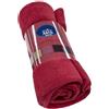 emmevi Coperta Plaid Morbida Pile Caldo Soffice Avvolgente Divano Letto Singolo Poltrona 130x160 Bordeaux