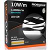 Eurocali 1x Striscia LED Monocolore LED COB 50W Bobina da 5 metri - per interni - Luce Bianco Freddo 6400K e Fascio Luminoso 120°