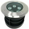 damastoreitalia Universo Faretto LED Calpestabile da Esterno IP67 con Controcassa - 5W Luce Calda 3000K - Incasso a Terra Segnapassi per Giardini, Viali, Gradini (5W - Luce calda 3000K)
