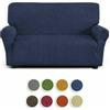 Corredocasa Copridivano e Copripoltrona Imperiale Jacquard Elasticizzato Adatto per 2 3 4 posti Elegante Morbido e Resistente Protegge Il Tuo Arredamento con Stile (Blu, 3 Posti)