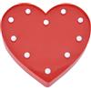 Marhynchus Luce Notturna a Forma di Amore Carina, Luce Notturna a Forma di Amore, Lampada a LED a Cuore, 10 LED Caldi per Bambini con Buca per Il Gancio, Decorazioni del Desktop, Regali per