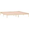 vidaXL Giroletto Senza Materasso 193x203 cm in Legno di Pino King, Struttura Letto, Letto, giroletto in Legno, Telaio Letto, Struttura Letto in Legno