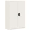 vidaXL Armadio Classificatore Bianco 90x40x140 cm in Acciaio