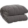 vidaXL Coperta Ponderata Grigia 140x200 cm 10 kg Tessuto