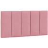 vidaXL Cuscino Testiera Hanko Rosa 100 cm in Velluto