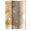 murando - Paravento Decorativo Bifacciale Fiori 135x172 cm 3 Pannelli Divisori - Stampa su due Lati su Tela in TNT - Separe Divisorio per la Casa - Non Trasparente - Illusione b-C-0111-z-b