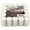 Hofer Tealight Candele Bianche Non profumate - 1000 Pezzi - Tea Light Candeline Cera Antigoccia - Durata di combustione 4 Ore - 10 x Set di 100 Lumini