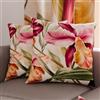 PETTI Artigiani Italiani - Coppia di Federe Cuscino 45x45 cm in Microfibra, Cuscini Arredo Camera da Letto, Divano, Salotto, Set 2 Fodere Copricuscino, Federa Floreale 36, 100% Made in Italy