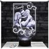 Lampephoto.fr Lampada foto 3D personalizzata con incisione laser, Testo personalizzabile, Lampada personalizzata su plexiglass, Idea foto regalo