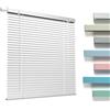 Generic Veneziane da Interno/Esterno Senza Forare, 25mm Lamelle Tende Veneziana in Alluminio, Tende su Misura Orizzontali, Tapparelle per Finestre Privacy Oscurante per Ufficio Casa(Silver)