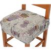 Casatessile Cuscino coprisedia sfoderabile con Fascia Elastica Lavanda LUXORY