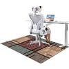 JaevKwzy Tappetino Salvapavimento Antiscivolo, Tappetino per Sedia da Ufficio, Tappetino Protettivo, Tappeto Gaming Pavimento, Tappetino Pavimenti per Parquer, Tappetini per Sedie da Ufficio 90 x 120 cm
