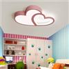 AHQX Soffitto Del LED Luce Della Lampada Vivaio Dimmerabili Telecomando Plafoniera Creativa Moderna Romantica Forma Di Design Rosa Lampadario Cuore Luci Decorazione Acrilico Ragazza Ragazzo Camera Letto